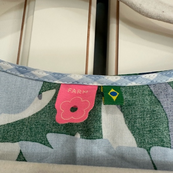 FARM Rio Tropical Leaf Shift Dress (D8) - Picture 6 of 6